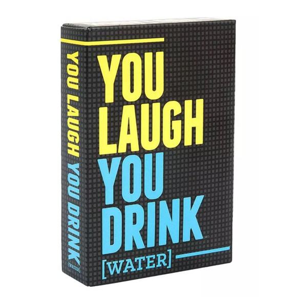 NEW You Laugh you Drink Water Card Party or Family Game Funny Drinking Game! - Picture 1 of 2